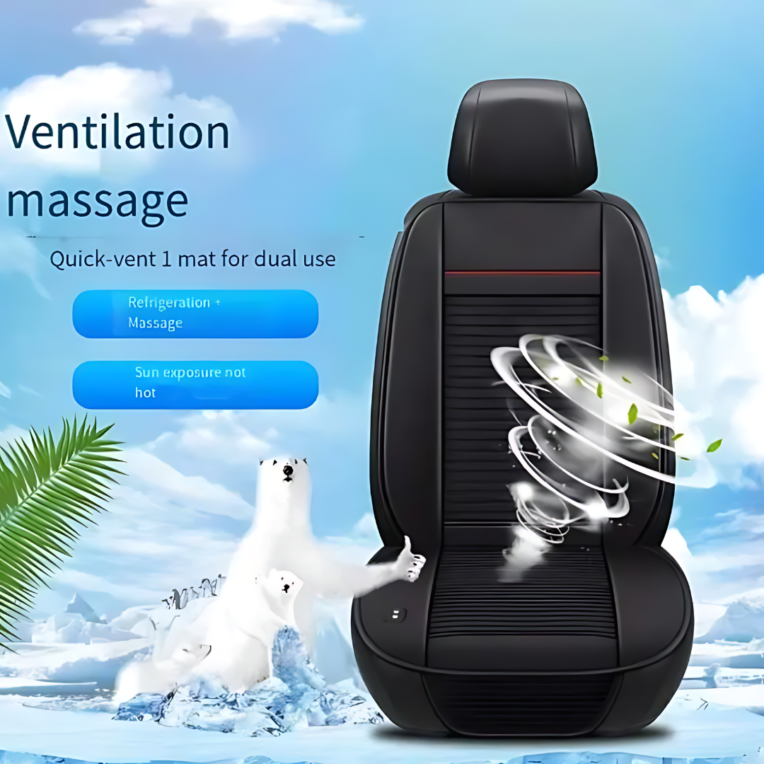 Car Cooling Seat Cushion with Adjustable Airflow